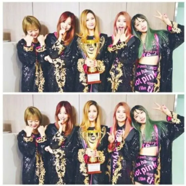 「EXID」Twitterより（提供:OSEN）