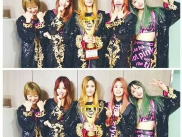 「EXID」Twitterより（提供:OSEN）