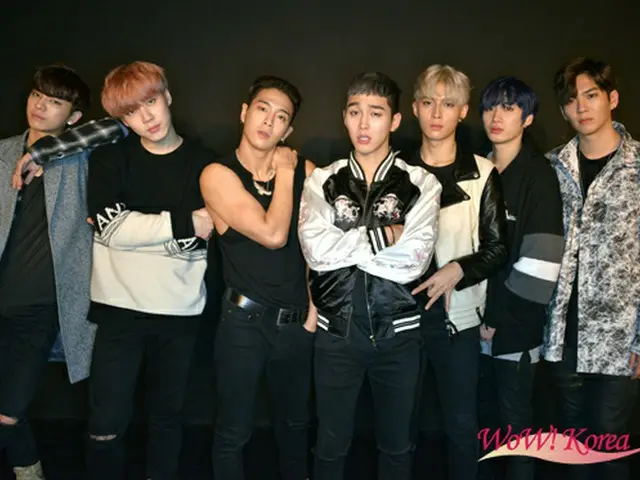 「MADTOWN」左からイゴン、H.O、JOTA、MOOS、BUFFY、デウォン、ホジュン