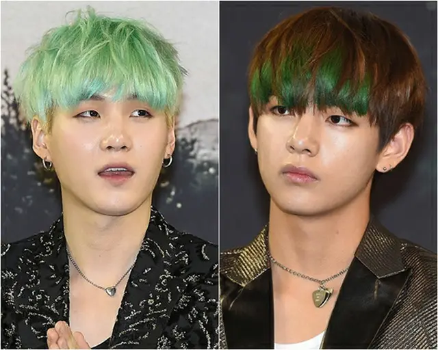 韓国アイドルグループ「防弾少年団」のメンバー、SUGA（22）とV（19）が体調不良を訴え、日本の神戸で開催予定だったコンサートをキャンセルした。（提供:OSEN）