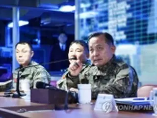 韓国軍制服組トップと韓米連合司令官　空軍防衛態勢を点検