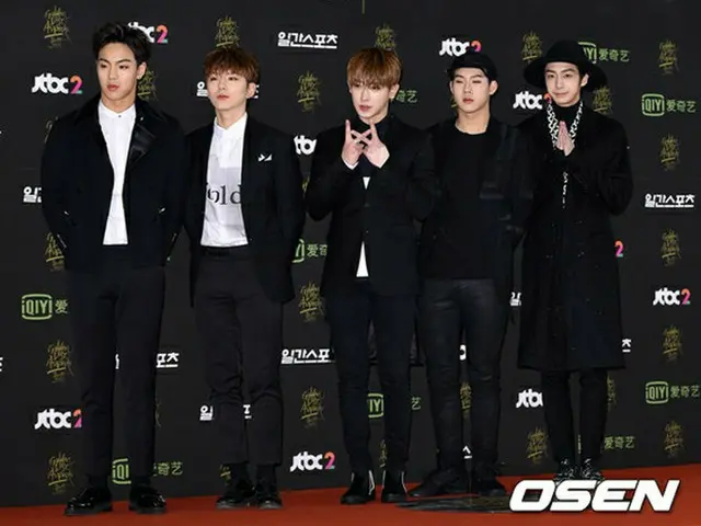 人気ボーイズグループ「MONSTA X」が、ネクストジェネレーション賞を獲得した。（提供:OSEN）