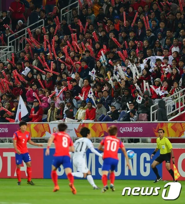 ＜サッカー五輪予選＞決勝・日韓戦、韓国MBC中継視聴率18.9%…同時間帯1位。（提供:news1）