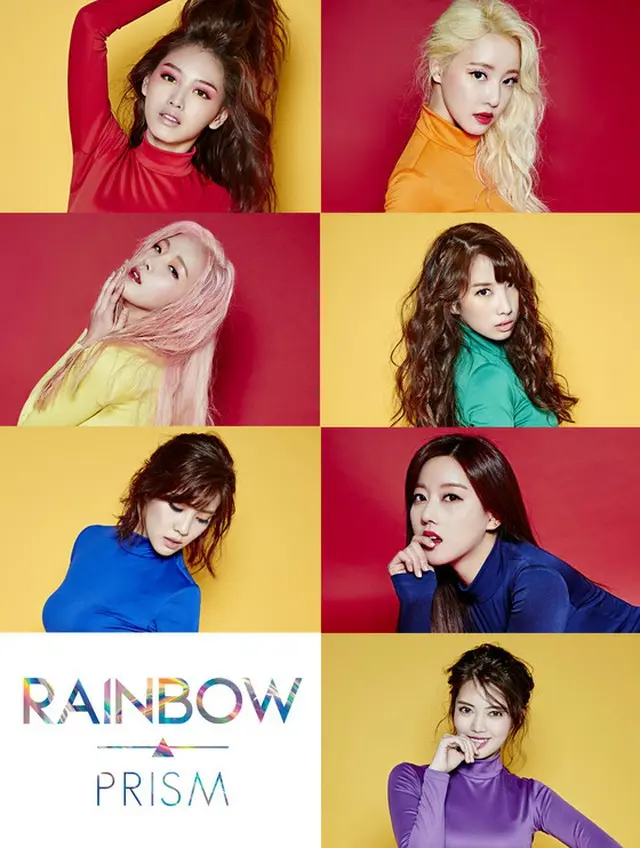 韓国ガールズグループ「RAINBOW」が、7色の魅力を発散している。（提供:news1）