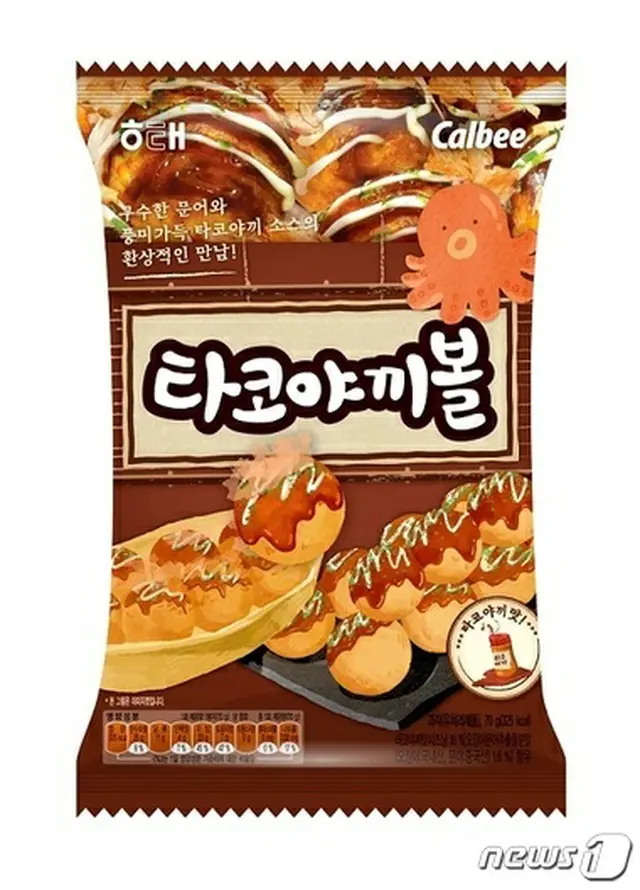 韓国・ヘテ製菓は10日、「たこ焼きボール」発売から2週間（2月22日～3月5日）で初動物量が完売したと明らかにした。同期間に販売された「たこ焼きボール」の物量は4万500箱で60万袋を超える。