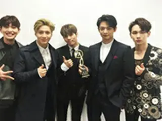 「SHINee」とKANGTA、中国・音楽授賞式で受賞