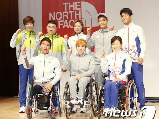 「THE NORTH FACE」、リオパラリンピック五輪韓国代表ユニフォームを公開（提供:news1）