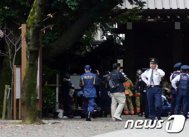 昨年11月に発生した靖国神社爆発音事件の韓国人の被告（28）に実刑が宣告された。（提供:news1）