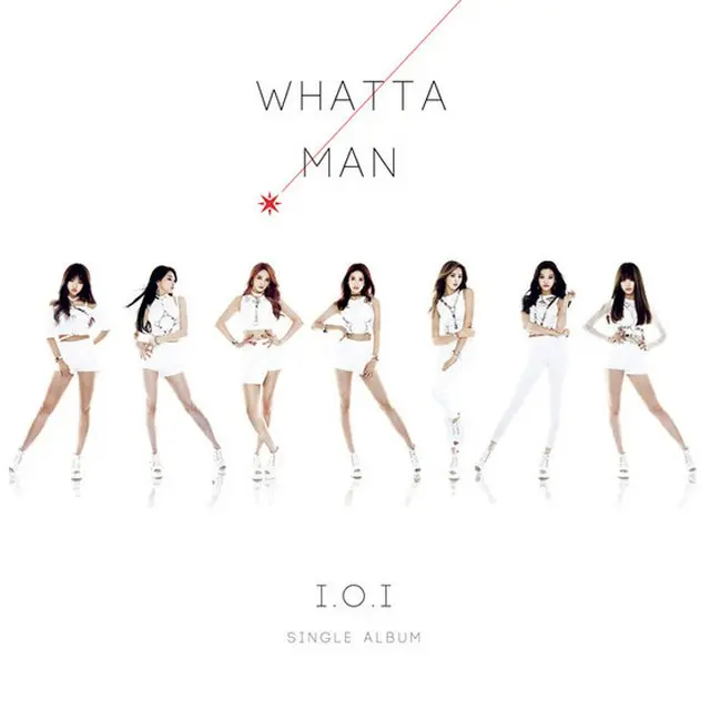 韓国ガールズグループ「I.O.I」7人組ユニットシングル「Whatta Man」ジャケットイメージを公開した。（提供:OSEN）