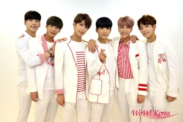 「SNUPER」左からウソン、サンイル、テウン、スヒョン、セビン、サンホ