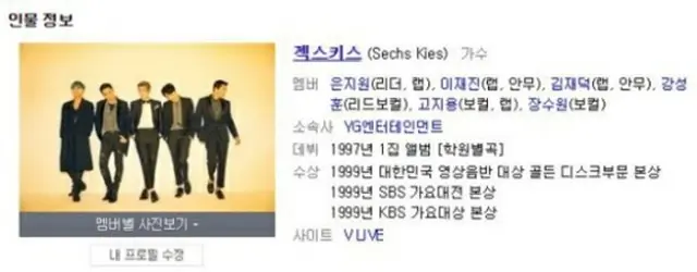 「Sechs Kies」、”5人”で復帰も元メンバーの名前をプロフィールから削除せず（提供:news1）