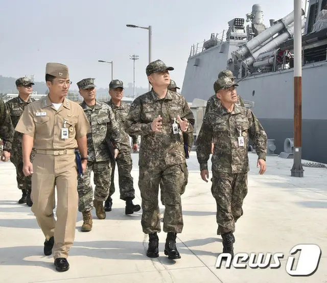 韓国海軍総長「敵の挑発時、しっかりと報復する」…態勢を点検（提供:news1）