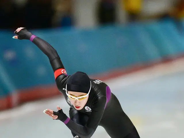 “韓国スピードスケートの女王”イ・サンファ（李相花、27）が国内種目別選手権大会で優勝した。