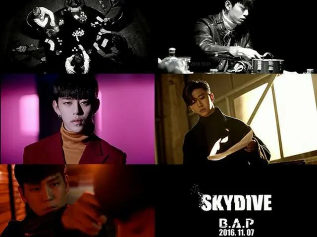 韓国アイドルグループ「B.A.P」がタイトル曲「SKYDIVE」のトレーラーを公開した。（提供:OSEN）