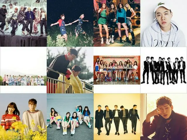 韓国グループ「Sechs Kies」から「防弾少年団」、「BLACKPINK」まで「2016 MelOn MUSIC AWARDS」を熱くするラインナップが確定した。（提供:OSEN）