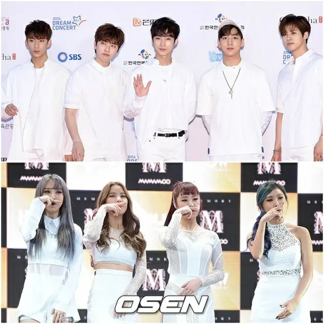 tvNのバラエティ番組「SNL KOREA 8」に「B1A4」と「MAMAMOO」が揃って出演する（提供:OSEN）