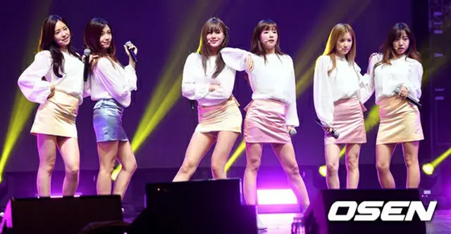 韓国ガールズグループ「Apink」が、「PINK AURORA ASIA TOUR」の台湾公演を大成功させ、アジアツアーの幕を開けた。（提供:OSEN）