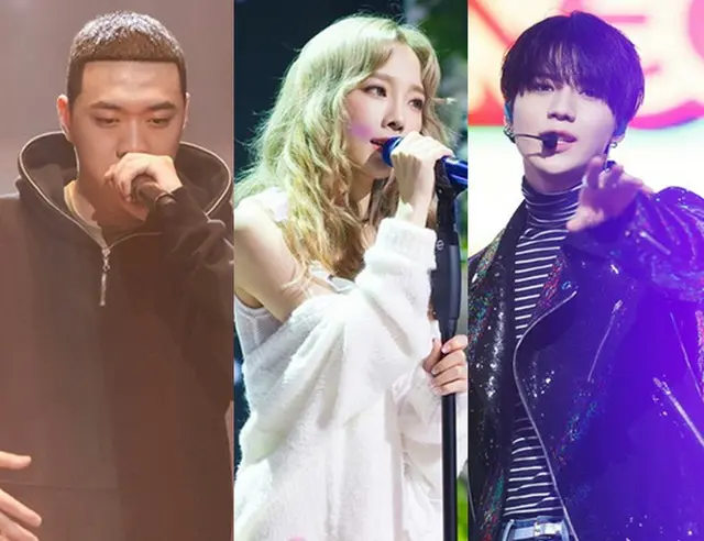 「2016 MAMA（Mnet Asian Music Awards）」が3次アーティストラインナップを公開した。（左から）Bewhy、テヨン（少女時代）、テミン（SHINee）。（提供:OSEN）