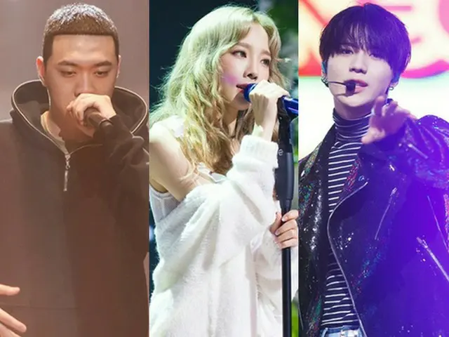 「2016 MAMA（Mnet Asian Music Awards）」が3次アーティストラインナップを公開した。（左から）Bewhy、テヨン（少女時代）、テミン（SHINee）。（提供:OSEN）