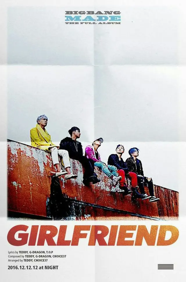 “カムバックD-4”「BIGBANG」、最後の新曲は「GIRLFRIEND」！（提供:OSEN）