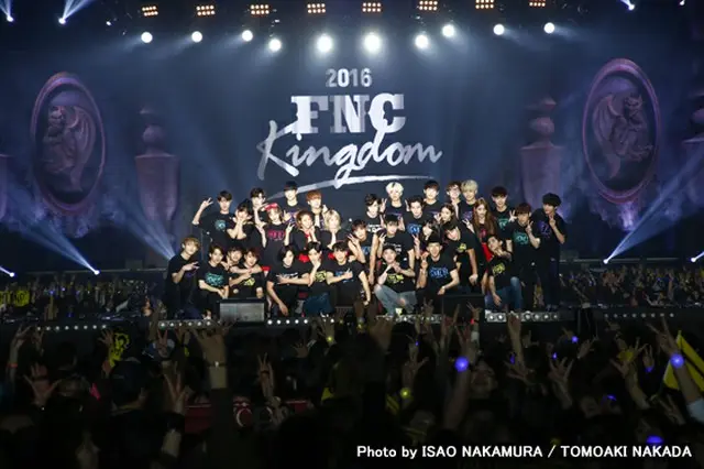 FNC Entertainment所属の「FTISLAND」、「CNBLUE」、「AOA」、「N.Flying」、「SF9」、「HONEYST」