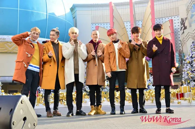 「BTOB」左からウングァン、イルフン、ヒョンシク、プニエル、ミンヒョク、ソンジェ、チャンソプ