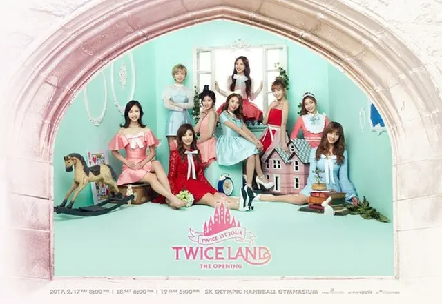 「TWICE」、初の単独コンサートポスター公開！“童話の中の少女たち”（提供:news1）