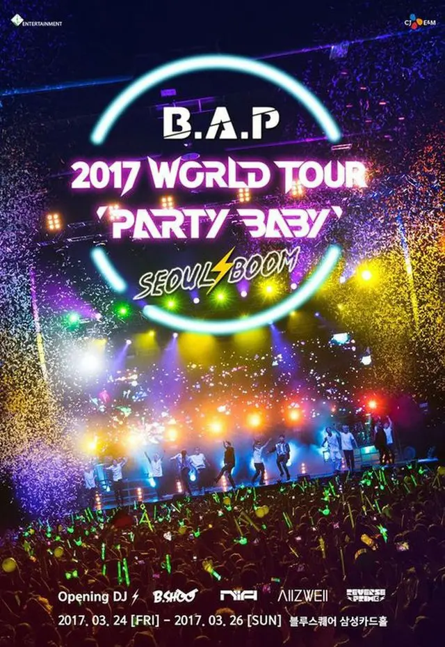 韓国アイドルグループ「B.A.P」が来月のソウルを皮切りに2017年ワールドツアーの幕を開ける。（提供:OSEN）