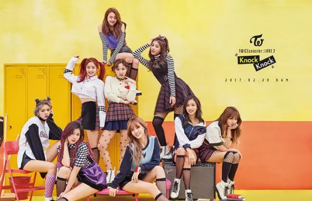 「TWICE」の「KNOCK KNOCK」のミュージックビデオが3月10日午後9時30分頃、YouTubeの再生回数5000万回を突破した。（提供:OSEN）