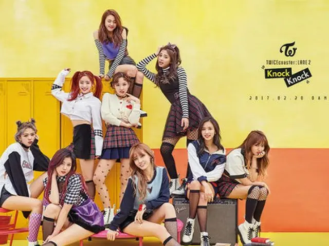 「TWICE」の「KNOCK KNOCK」のミュージックビデオが3月10日午後9時30分頃、YouTubeの再生回数5000万回を突破した。（提供:OSEN）