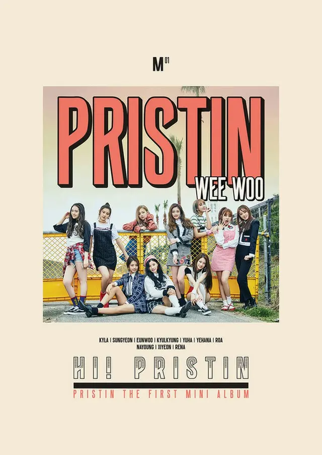 「PRISTIN」、デビュー曲名は「WEE WOO」“10人10色の魅力を予告”（提供:news1）