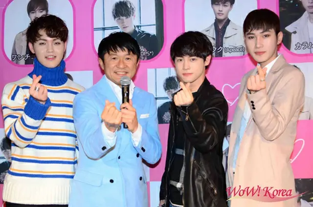 左から「Apeace」ヨンウク、武田修宏、「大国男児」カラム、「Apeace」ワンチョル