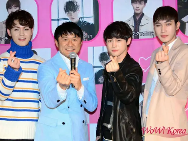 左から「Apeace」ヨンウク、武田修宏、「大国男児」カラム、「Apeace」ワンチョル