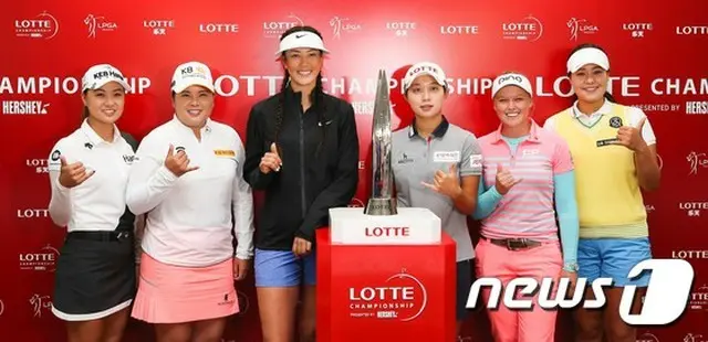 ＜女子ゴルフ＞ロッテチャンピオンシップ、記者会見を開催