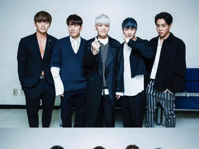 SBS「人気歌謡」に出演する「Sechs Kies」の楽屋写真が公開された。（提供:OSEN）