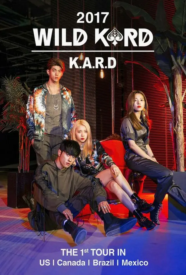 「K.A.R.D」、4か国11都市「WILD KARD TOUR」突入！（提供:OSEN）