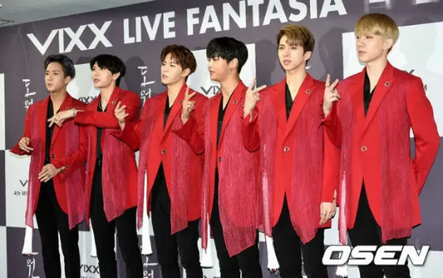 「VIXX」が14日、ソウル・蚕室室内体育館で、4thミニアルバム発売記念コンサート「LIVE FANTASIA白日夢」に先駆け、記者懇談会を行った。（提供:OSEN）