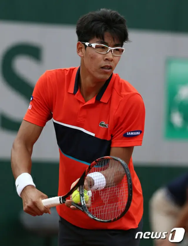 ＜男子テニス＞韓国のチョン・ヒョン、錦織に惜敗＝ベスト16進出できず