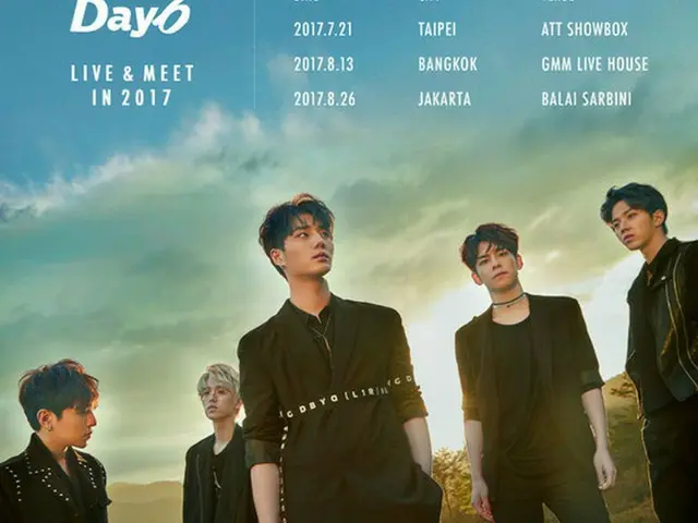 “信じて聞く”「DAY6」、海外3都市でツアー開催＝1stアルバム iTunes 9か国で1位（提供:OSEN）