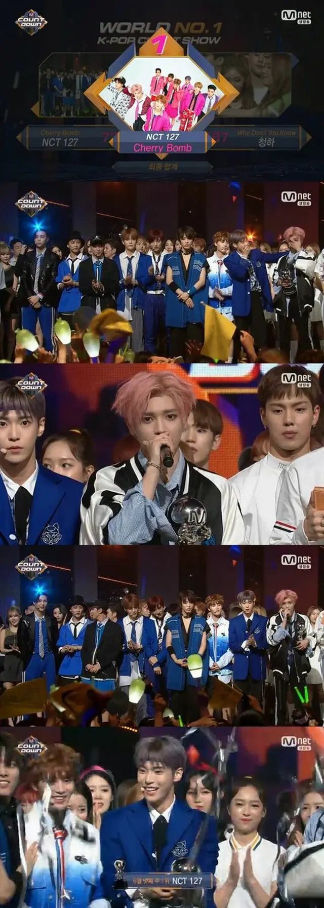 「NCT127」がMnet「M COUNTDOWN」で、デビュー以来、初めての1位を獲得した。（提供:OSEN）