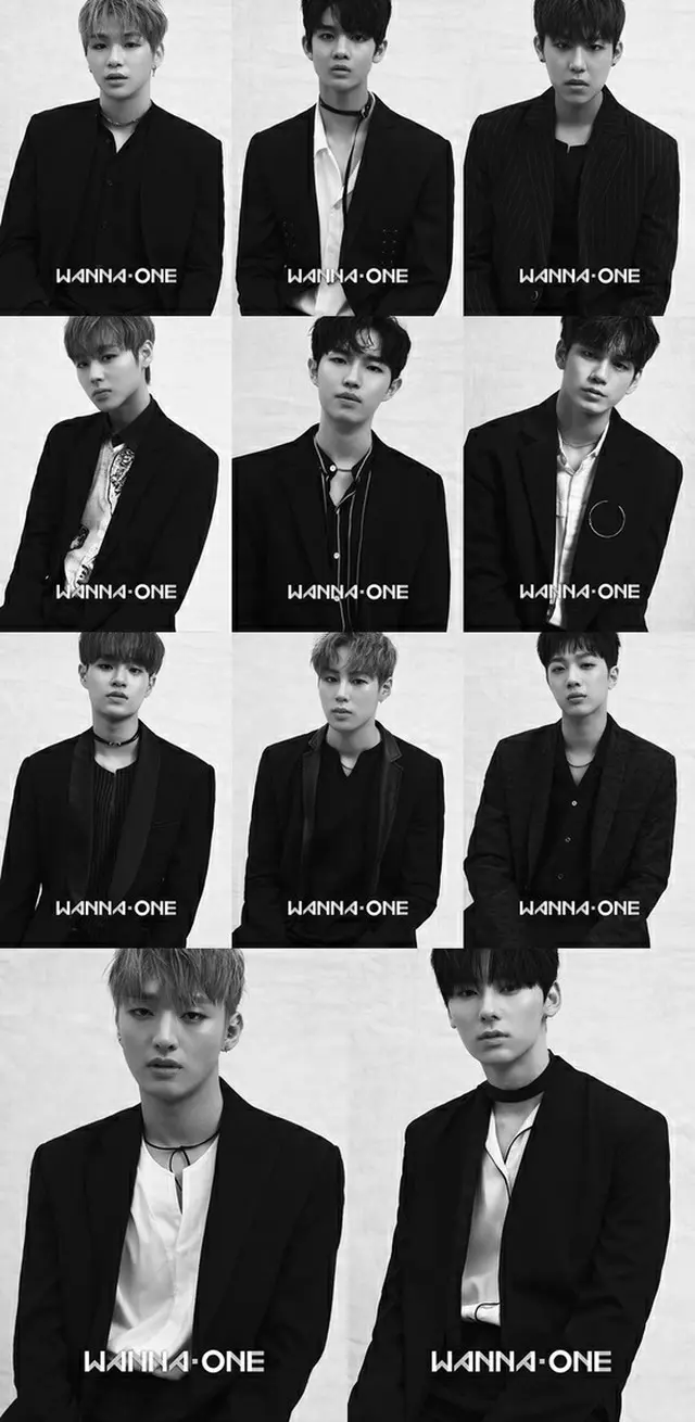 韓国アイドルグループ「Wanna One」の個人プロフィール写真が公開された。（提供:news1）