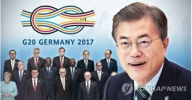 文大統領（右）は主要２０カ国・地域（Ｇ２０）首脳会議のため今週訪独する＝（聯合ニュース）