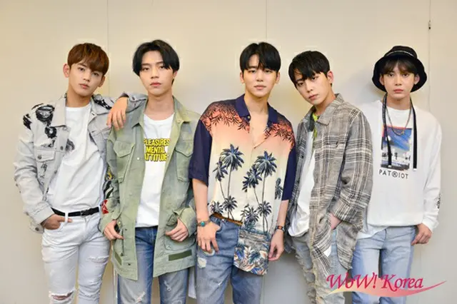 「MYNAME」左からセヨン、ジュンQ、インス、チェジン、コヌ