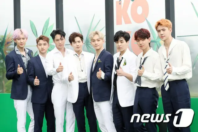 「EXO」、米ビルボードワールドアルバムチャートで2週連続1位獲得！（提供:news1）