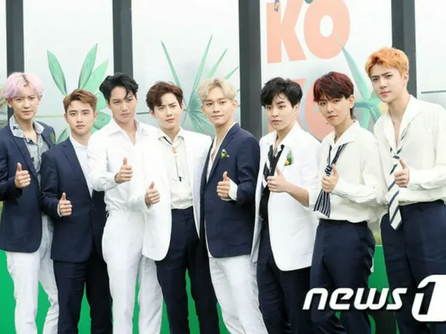 「EXO」、米ビルボードワールドアルバムチャートで2週連続1位獲得！（提供:news1）