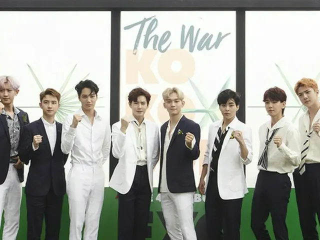 「EXO」、アルバム4連続100万枚突破！（提供:OSEN）