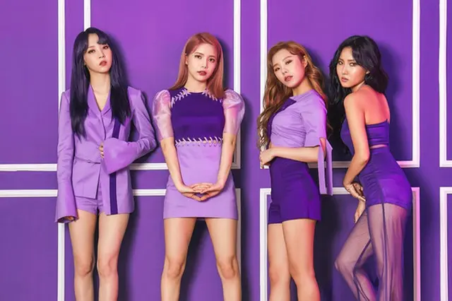 K-pop代表のガールズグループMAMAMOOが10月22日、東京の新木場Studio Coastで「2017 MAMAMOO PURPLE PARTY IN TOKYO」を開催する。(C)RBW