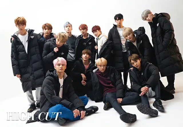 11月に完全体でのカムバックを控える韓国アイドルグループ「SEVENTEEN」が雑誌「HIGH CUT」の表紙を飾った。（提供:OSEN）