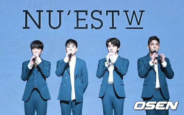 韓国ボーイズグループ「NU’EST W」の新曲「WHERE YOU AT」が、19日に放送されたMnetの音楽番組「M COUNTDOWN」で1位となった。（提供:OSEN）