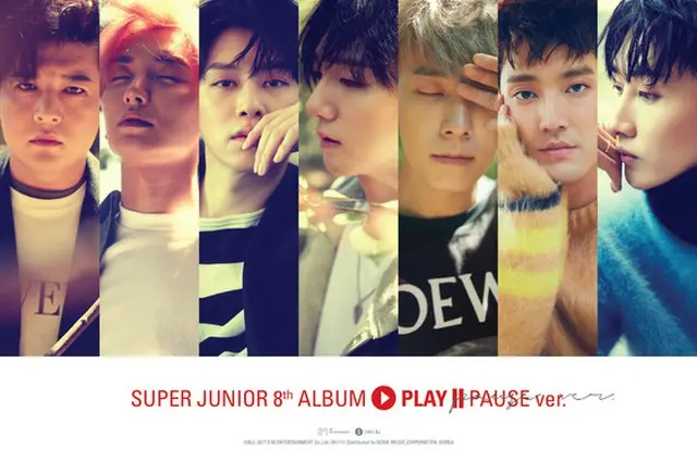 韓国アイドルグループ「SUPER JUNIOR」が11月28日にアルバム「PLAY」PAUSE Ver.を発売する。（提供:news1）